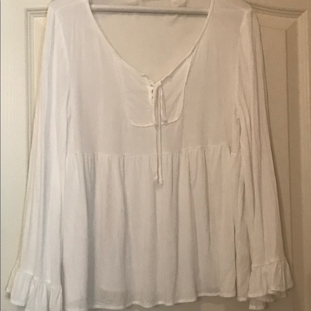 Gently used Cherish brand blouse in off white